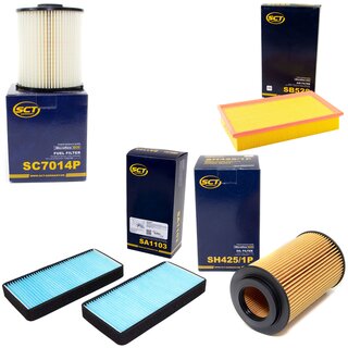 Filter Set Inspektion Kraftstofffilter SC 7014 P + lfilter SH 425/1 P + Luftfilter SB 528 + Innenraumfilter SA 1103