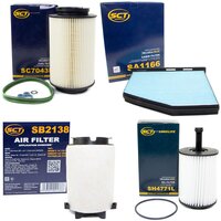 Filter set inspection fuelfilter SC 7043 P + oil filter...