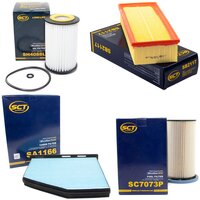 Filter set inspection fuelfilter SC 7073 P + oil filter...