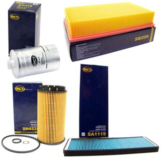 Filter Set Inspektion Kraftstofffilter ST 315 + lfilter SH 422 P + Luftfilter SB 206 + Innenraumfilter SA 1119