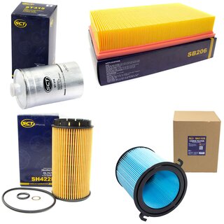 Filter Set Inspektion Kraftstofffilter ST 315 + lfilter SH 422 P + Luftfilter SB 206 + Innenraumfilter SA 1125