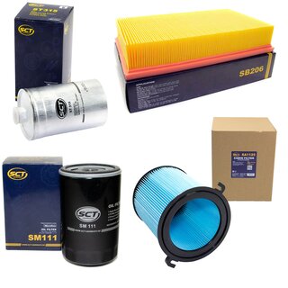 Filter Set Inspektion Kraftstofffilter ST 315 + lfilter SM 111 + Luftfilter SB 206 + Innenraumfilter SA 1125