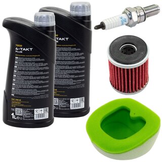 Maintenance Set oil 2 liters air filter + oil filter + spark plug