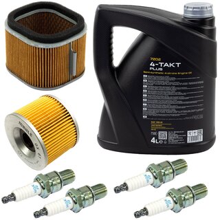 Maintenance Set oil 4 liters air filter + oil filter + spark plugs