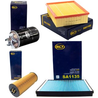 Filter Set Inspektion Kraftstofffilter ST 325 + lfilter SH 421 P + Luftfilter SB 2166 + Innenraumfilter SA 1135