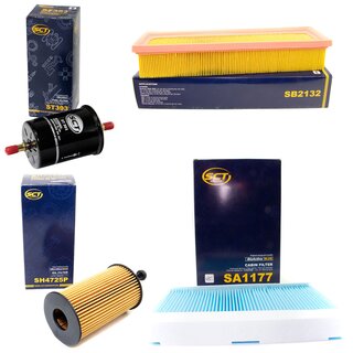 Filter Set Inspektion Kraftstofffilter ST 393 + lfilter SH 4725 P + Luftfilter SB 2132 + Innenraumfilter SA 1177