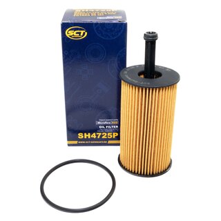 Filter set inspection fuelfilter ST 393 + oil filter SH 4725 P + air filter SB 2132 + cabin air filter SAK 177