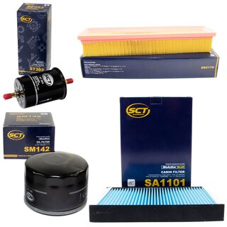 Filter Set Inspektion Kraftstofffilter ST 393 + lfilter SM 142 + Luftfilter SB 2179 + Innenraumfilter SA 1101
