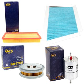 Filter Set Inspektion Kraftstofffilter ST 711 + lfilter SH 4765 + Luftfilter SB 537 + Innenraumfilter SA 1158