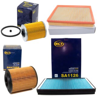 Filter set inspection fuelfilter ST 760 + oil filter SH 4788 P + air filter SB 2161 + cabin air filter SA 1126