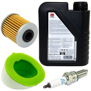 Maintenance Set oil 1 liter air filter + oil filter + spark plug