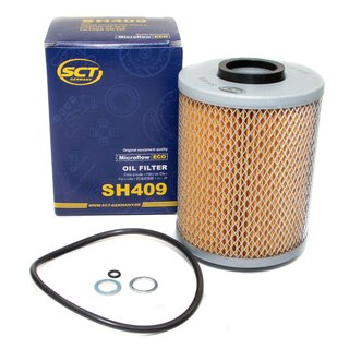 Filter set inspection fuelfilter ST 314 + oil filter SH 409 + Oildrainplug 48893 + air filter SB 035 + cabin air filter SA 1154