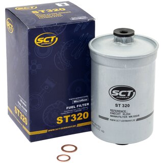 Filter set inspection fuelfilter ST 320 + oil filter SM 107 + Oildrainplug 03272 + air filter SB 206 + cabin air filter SA 1119