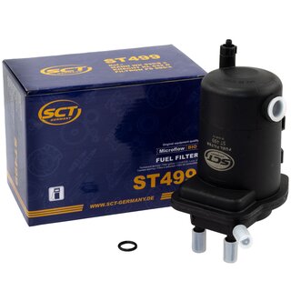 Filter set inspection fuelfilter ST 499 + oil filter SM 142 + Oildrainplug 101250 + air filter SB 2194 + cabin air filter SA 1206