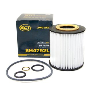 Filter set inspection fuelfilter ST 6508 + oil filter SH 4792 L + Oildrainplug 04572 + air filter SB 2241 + cabin air filter SAK 148