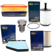 Filter set inspection fuelfilter SC 7073 P + oil filter...