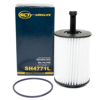 Filter set inspection fuelfilter SC 7069 P + oil filter SH 4771 L + Oildrainplug 48871 + air filter SB 2217 + cabin air filter SA 1166