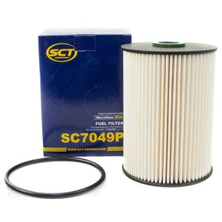 Filter set inspection fuelfilter SC 7049 P + oil filter SH 4049 P + Oildrainplug 48871 + air filter SB 2117 + cabin air filter SA 1166