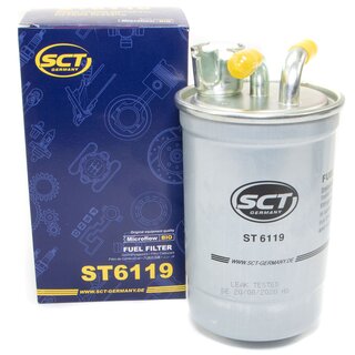 Filter Set Inspektion Kraftstofffilter ST 6119 + lfilter SH 420 L + lablassschraube 48871 + Luftfilter SB 2166 + Innenraumfilter SA 1135