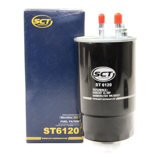 Filter Set Inspektion Kraftstofffilter ST 6120 + lfilter SH 4060 P + lablassschraube 31119 + Luftfilter SB 2243 + Innenraumfilter SAK 204