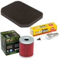 Maintenance package air filter + oil filter + spark plug
