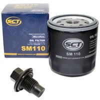 Oilfilter with oildrain plug oil filter SM 110 + oil...