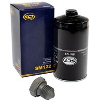 Oilfilter with oildrain plug oil filter SM 122 + oil...