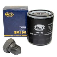 Oilfilter with oildrain plug oil filter SM 196 + oil...