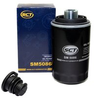 Oilfilter with oildrain plug oil filter SM 5086 + oil...