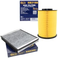 Filter set air filter SB 2188 + cabin air filter SAK 200