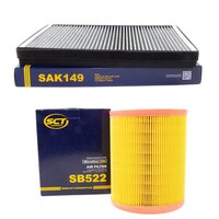 Filter set air filter SB 522 + cabin air filter SAK 149