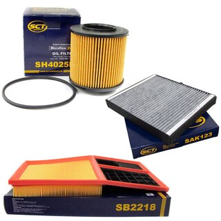 Filter Set Luftfilter SB 2218 + Innenraumfilter SAK 123 + lfilter SH 4025 P
