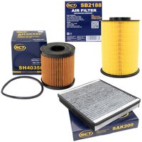 Filter Set Luftfilter SB 2188 + Innenraumfilter SAK 200 +...