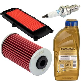 Maintenance Set oil 1 liters air filter + oil filter + spark plug