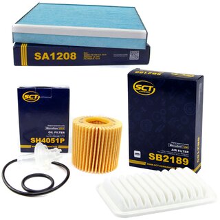 Filter Set Luftfilter SB 2189 + Innenraumfilter SA 1208 + lfilter SH 4051 P