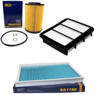 Filter Set Luftfilter SB 2174 + Innenraumfilter SA 1188 + lfilter SH 4058 P