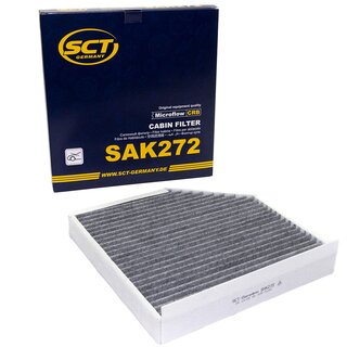 Filter Set Luftfilter SB 2421 + Innenraumfilter SAK 272 + lfilter SH 4079 P