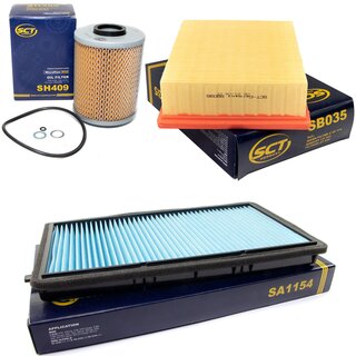 Filter Set Luftfilter SB 035 + Innenraumfilter SA 1154 + lfilter SH 409