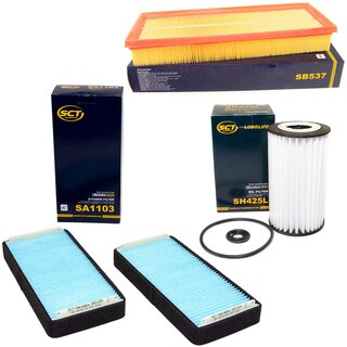 Filter Set Luftfilter SB 537 + Innenraumfilter SA 1103 + lfilter SH 425 L