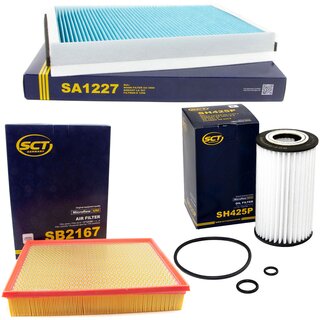 Filter Set Luftfilter SB 2167 + Innenraumfilter SA 1227 + lfilter SH 425 P