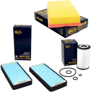 Filter Set Luftfilter SB 528 + Innenraumfilter SA 1103 + lfilter SH 425 P