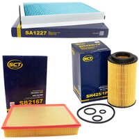 Filter Set Luftfilter SB 2167 + Innenraumfilter SA 1227 +...