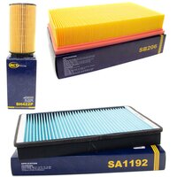Filter Set Luftfilter SB 206 + Innenraumfilter SA 1192 +...