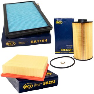 Filter Set Luftfilter SB 222 + Innenraumfilter SA 1154 + lfilter SH 430 P