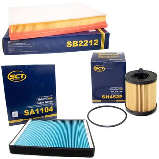 Filter Set Luftfilter SB 2212 + Innenraumfilter SA 1104 + lfilter SH 452 P