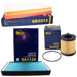 Filter Set Luftfilter SB 2212 + Innenraumfilter SA 1126 + lfilter SH 452 P