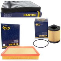 Filter Set Luftfilter SB 2212 + Innenraumfilter SAK 104 +...