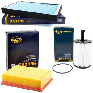 Filter Set Luftfilter SB 2166 + Innenraumfilter SA 1135 + lfilter SH 4771 L