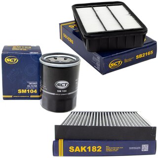 Filter set air filter SB 2165 + cabin air filter SAK 182 + oilfilter SM 104