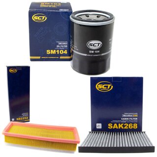 Filter Set Luftfilter SB 2252 + Innenraumfilter SAK 268 + lfilter SM 104